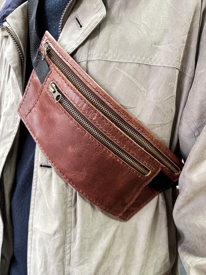 Sanna Leather Handcrafted Loxton Moonbag