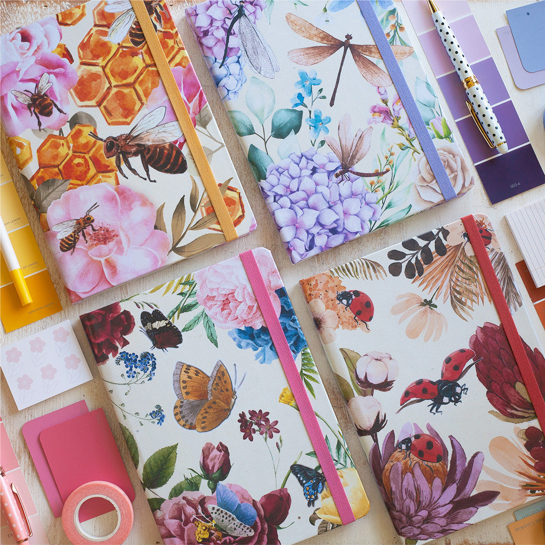 A5 Hardcover Insect Theme Journal