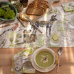 Coral Bloom Natural Fabric Table Runners (Exclusive Art Print)