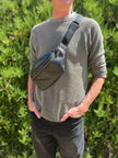Sanna Leather Handcrafted George Soft Leather Moonbag