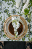 Coral Bloom Wildlife Fabric Eco-Friendly Set Napkins (Exclusive Art Print)