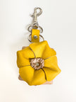Sanna Leather Handcrafted 3D Flower Key Fob