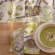 Coral Bloom Wildlife Fabric Eco-Friendly Set Napkins (Exclusive Art Print)