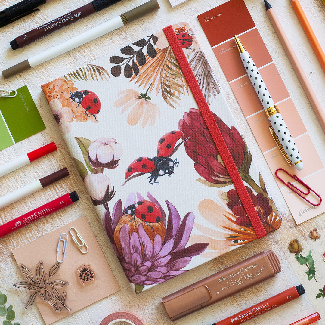 A5 Hardcover Insect Theme Journal