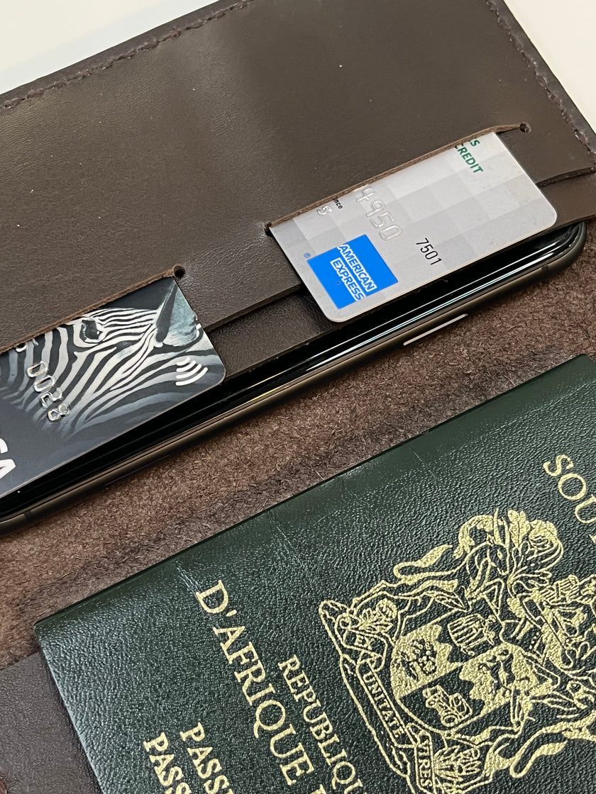 Sanna Leather Handcrafted Travel Wallet