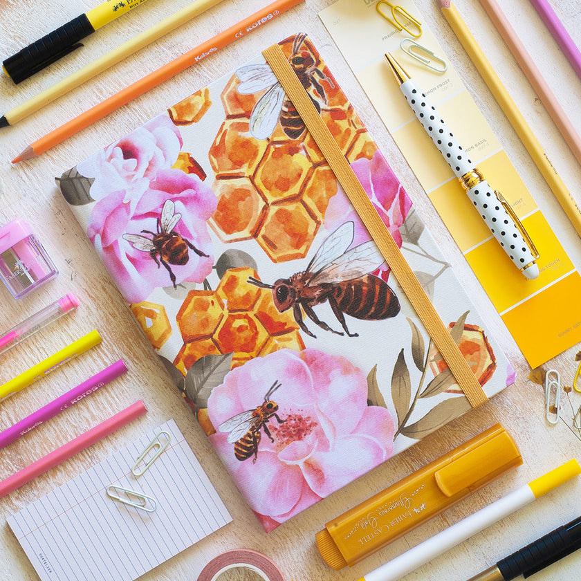 A5 Hardcover Insect Theme Journal